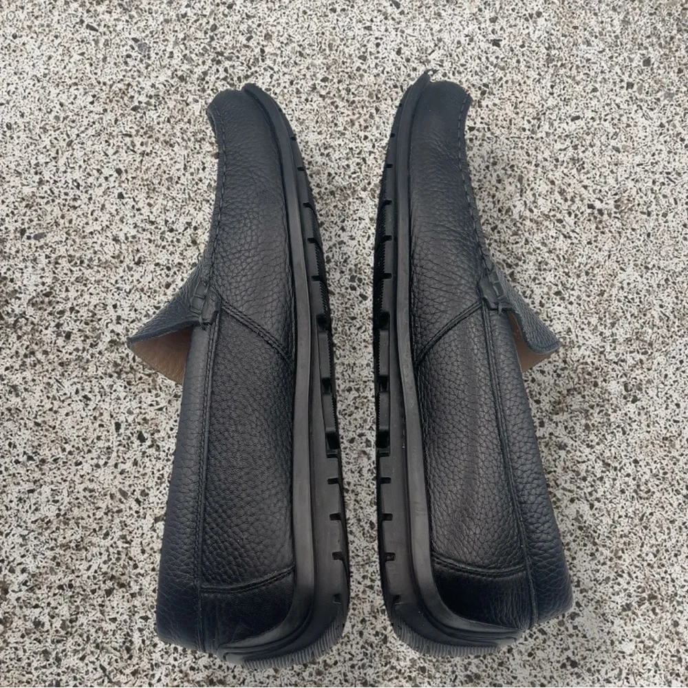 ECCO Men's Black Driving Loafers